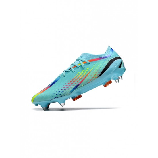 Adidas X Speedportal.1 SG Al Rihla Blue Soccer Cleats