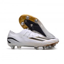 Adidas X Speedportal .1 SG White Black Gold Soccer Cleats