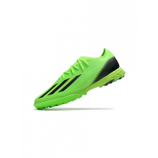 Adidas X Speedportal.1 TF Green Black Yellow Soccer Cleats