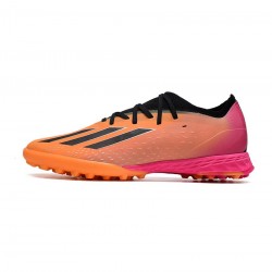 Adidas X Speedportal .1 TF Orange Black Soccer Cleats