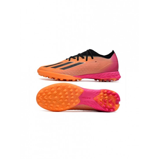 Adidas X Speedportal .1 TF Orange Black Soccer Cleats