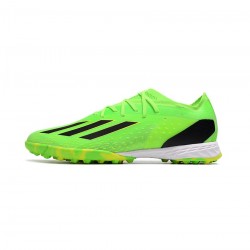 Adidas X Speedportal .1 TF Solar Green Core Black Solar Yellow Soccer Cleats