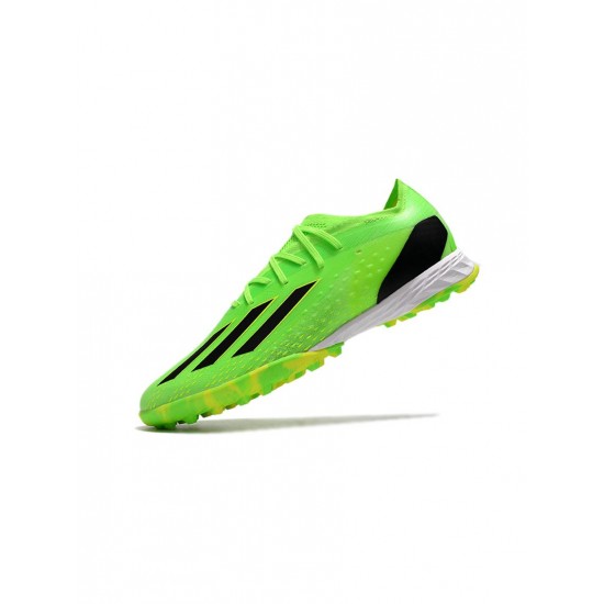 Adidas X Speedportal .1 TF Solar Green Core Black Solar Yellow Soccer Cleats