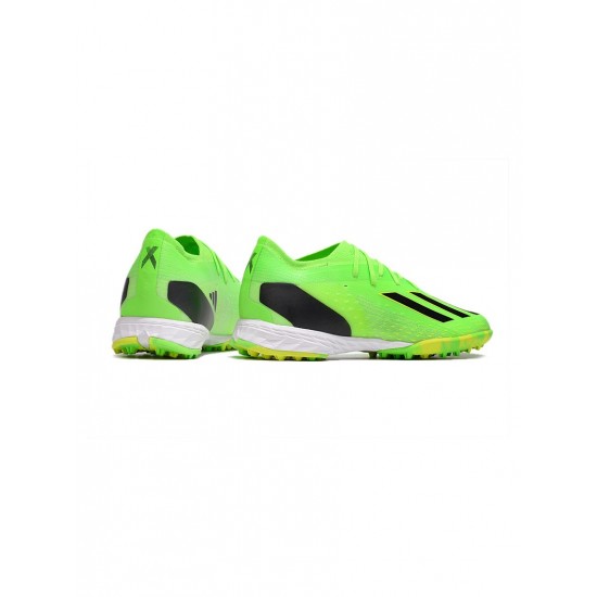 Adidas X Speedportal .1 TF Solar Green Core Black Solar Yellow Soccer Cleats