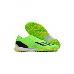 Adidas X Speedportal .1 TF Solar Green Core Black Solar Yellow Soccer Cleats