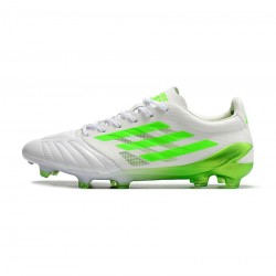 Adidas X Speedportal 99 Leather FG White Green Soccer Cleats