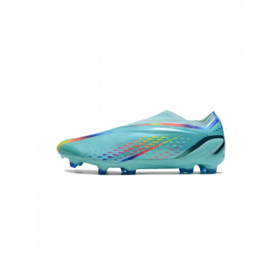 Adidas X Speedportal FG World Cup Clear Aqua Red Blue Soccer Cleats