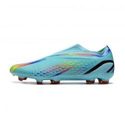 Adidas X Speedportal FG Firm Ground Al Rihla Blue Soccer Cleats