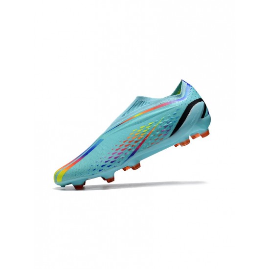 Adidas X Speedportal FG Firm Ground Al Rihla Blue Soccer Cleats