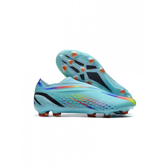 Adidas X Speedportal FG Firm Ground Al Rihla Blue Soccer Cleats