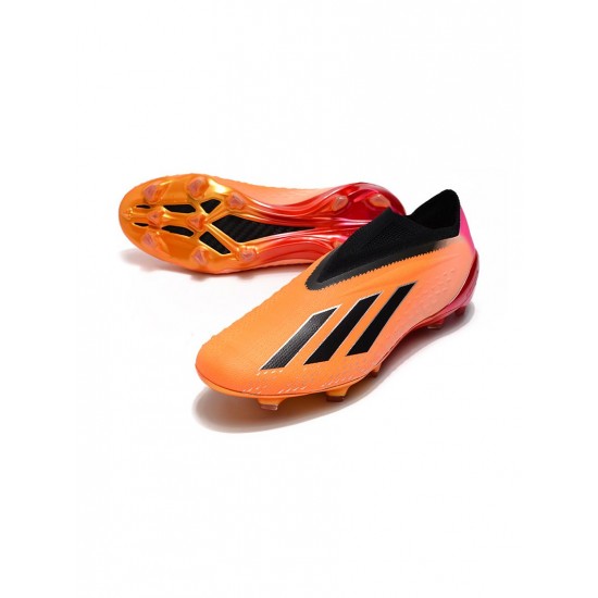 Adidas X Speedportal FG Pink Orange Black Soccer Cleats