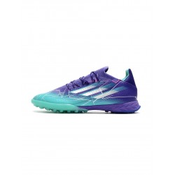 Adidas X Speedflow.1 TF Purple Rush Silver Metallic Mint Rush Soccer Cleats