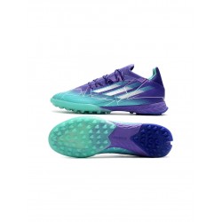 Adidas X Speedflow.1 TF Purple Rush Silver Metallic Mint Rush Soccer Cleats