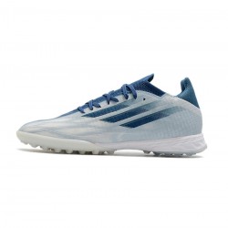 Adidas X Speedflow.1 TF White Hi Res Blue Soccer Cleats