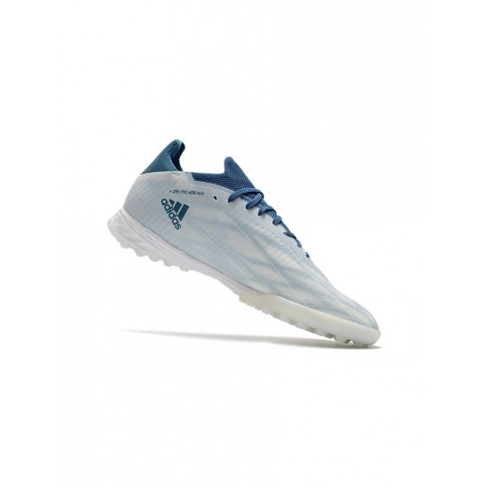 Adidas X Speedflow.1 TF White Hi Res Blue Soccer Cleats