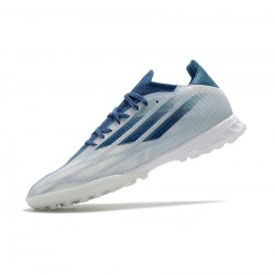 Adidas X Speedflow.1 TF White Hi Res Blue Soccer Cleats