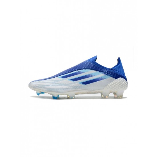 Adidas X Speedflow FG White Legend Inkhi Res Blue Soccer Cleats