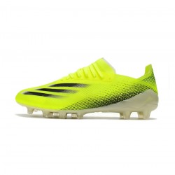 Adidas X Ghosted.1 AG Solar Yellow Black Soccer Cleats