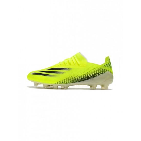 Adidas X Ghosted.1 AG Solar Yellow Black Soccer Cleats