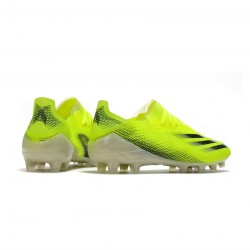 Adidas X Ghosted.1 AG Solar Yellow Black Soccer Cleats