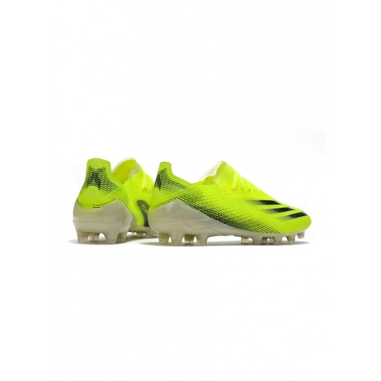 Adidas X Ghosted.1 AG Solar Yellow Black Soccer Cleats