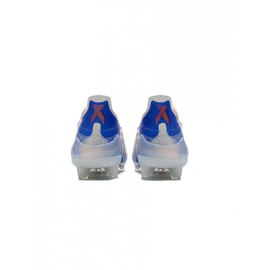 Adidas X Ghosted .1 AG White Blue Orange Soccer Cleats