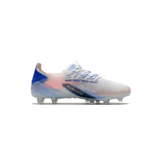 Adidas X Ghosted .1 AG White Blue Orange Soccer Cleats