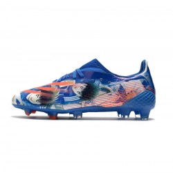 Adidas X Ghosted.1 FG Blue Orange Multicolors Soccer Cleats