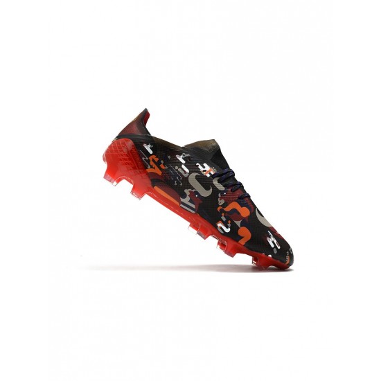 Adidas X Ghosted.1 FG Chinese Year Core Black Gold Metallic Scarlet Soccer Cleats