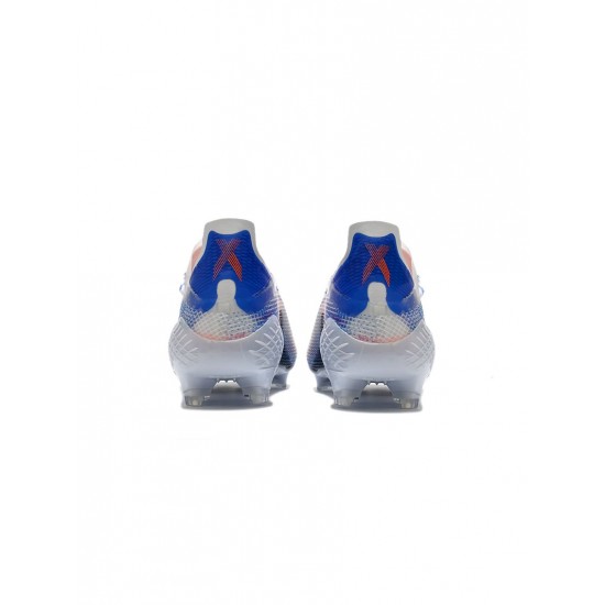 Adidas X Ghosted .1 FG White Blue Orange Soccer Cleats