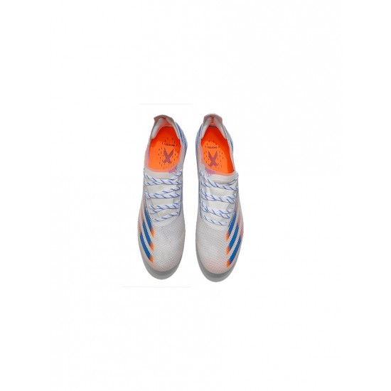 Adidas X Ghosted .1 FG White Blue Orange Soccer Cleats