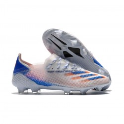 Adidas X Ghosted .1 FG White Blue Orange Soccer Cleats