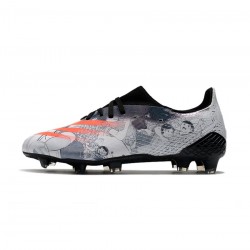 Adidas X Ghosted .1 FG White Grey Orange Soccer Cleats