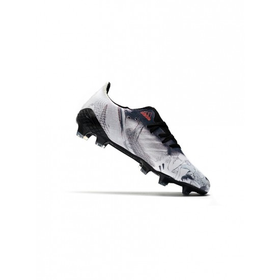 Adidas X Ghosted .1 FG White Grey Orange Soccer Cleats