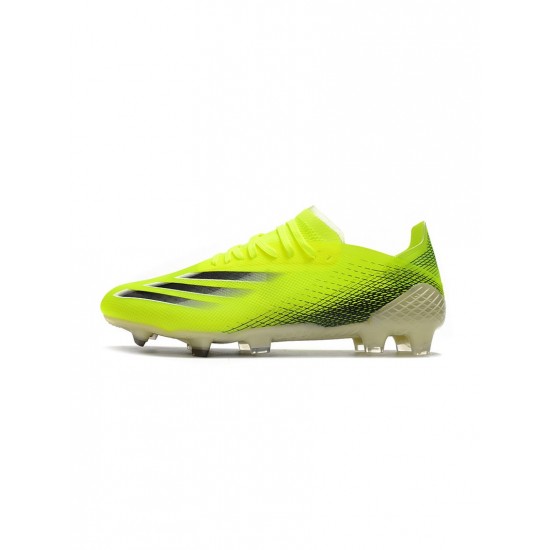 Adidas X Ghosted.1 FG Yellow Black Soccer Cleats