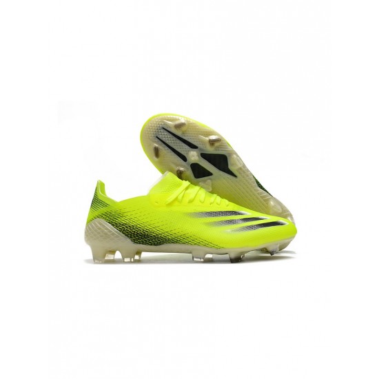 Adidas X Ghosted.1 FG Yellow Black Soccer Cleats