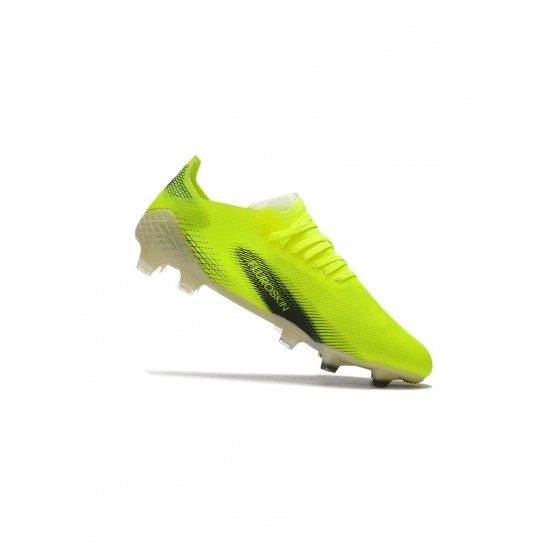 Adidas X Ghosted.1 FG Yellow Black Soccer Cleats