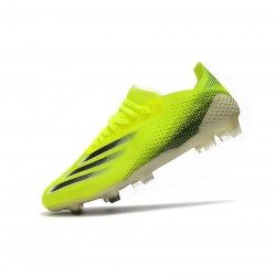 Adidas X Ghosted.1 FG Yellow Black Soccer Cleats