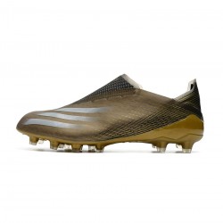 Adidas X Ghosted AG Black Pack Black Iridescent Soccer Cleats