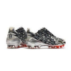 Adidas X Ghosted AG Peregrine Falcon Grey Orange Soccer Cleats