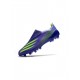 Adidas X Ghosted AG Purple Solar Green Soccer Cleats