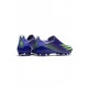 Adidas X Ghosted AG Purple Solar Green Soccer Cleats