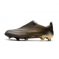 Adidas X Ghosted FG Black Iridescent Soccer Cleats