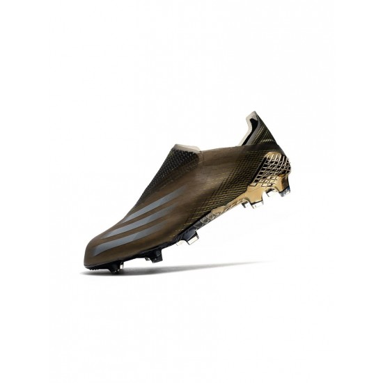 Adidas X Ghosted FG Black Iridescent Soccer Cleats