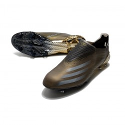 Adidas X Ghosted FG Black Iridescent Soccer Cleats