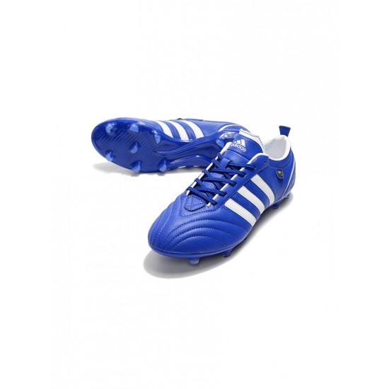 Adidas Adipure FG Blue White Soccer Cleats