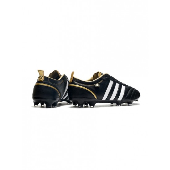 Adidas Adipure FG Legends Core Black Zero Metallic Gold Metallic Limited Edition Soccer Cleats