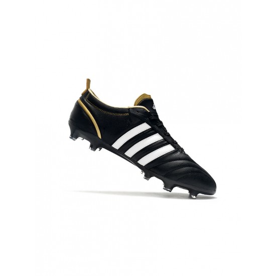 Adidas Adipure FG Legends Core Black Zero Metallic Gold Metallic Limited Edition Soccer Cleats