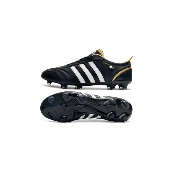 Adidas Adipure FG Legends Core Black Zero Metallic Gold Metallic Limited Edition Soccer Cleats