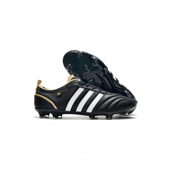 Adidas Adipure FG Legends Core Black Zero Metallic Gold Metallic Limited Edition Soccer Cleats